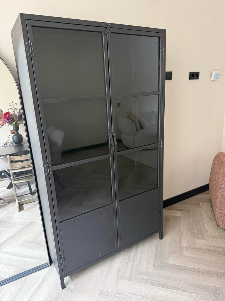 Kwantum Castello metalen kast - 100x40x179 cm, Ophalen, Gebruikt, 100 tot 150 cm, Metaal