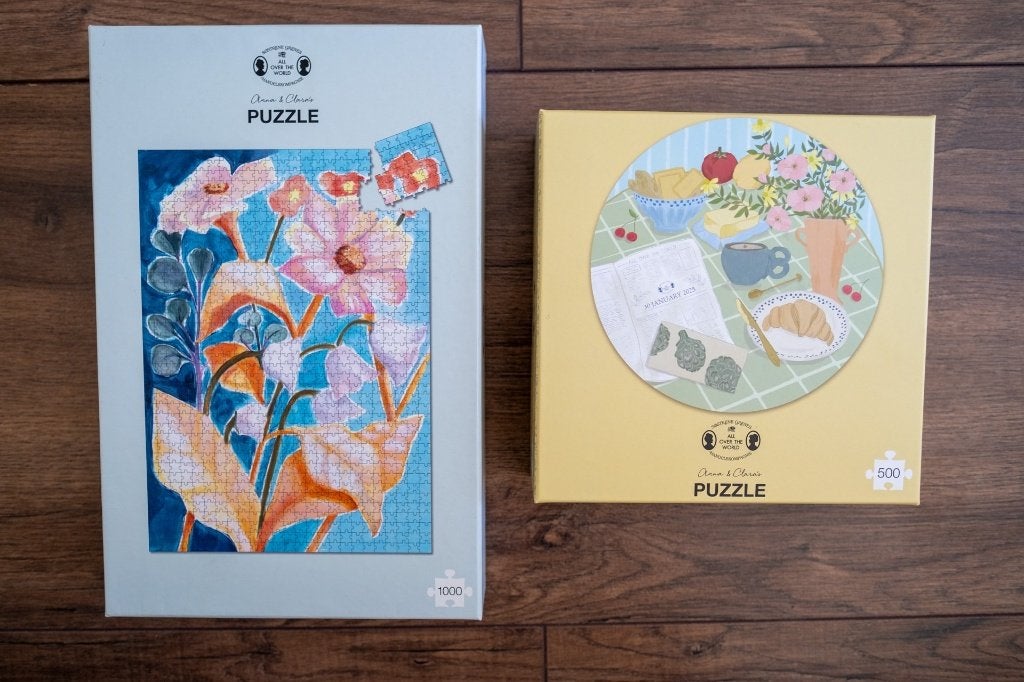 Puzzels Sostrene grene (2x), Ophalen, 500 t/m 1500 stukjes, Zo goed als nieuw, Legpuzzel