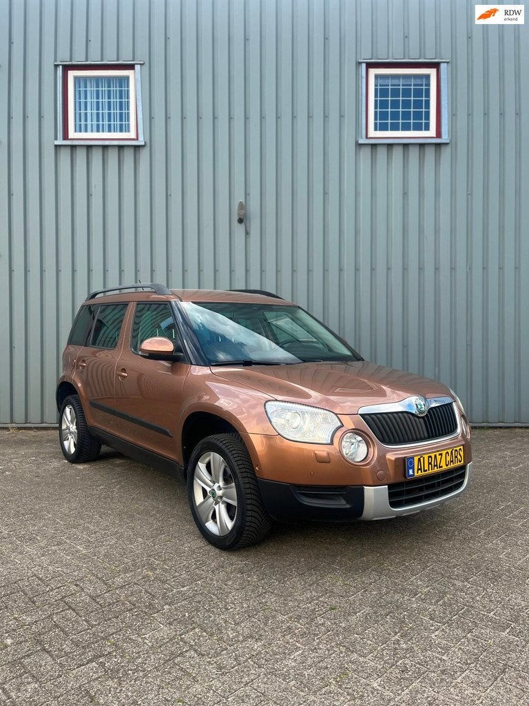 Skoda Yeti 1.4 TSI Greentech Ambition, Auto's, Skoda, Gebruikt, Beige, Beige, Leder
