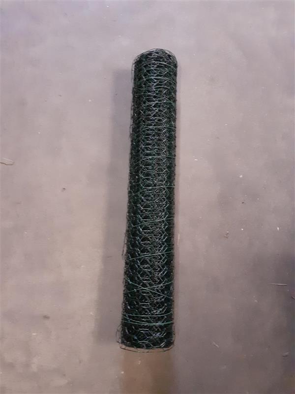 (M141) Kippengaas 25mm 1,20mm 75cmx10m groen, Tuin en Terras, Gaas en Draad, Verzenden, Nieuw, 10 tot 20 meter, Gaas