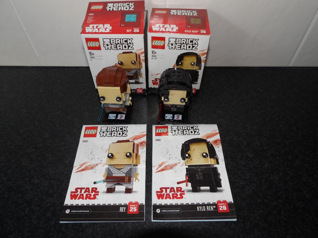 Als nieuw Lego Brickheadz Star Wars serie 2 41602, 41603 Rey, Compleet, BrickHeadz, Lego, Ophalen of Verzenden