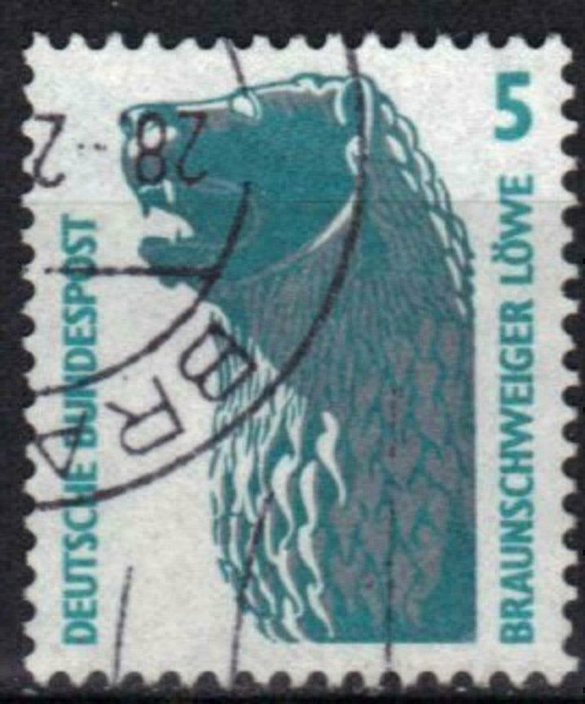 Duitsland Bundespost 1989 - Yvert 1280 - Curiositeiten (ST), Verzenden, BRD, Gestempeld