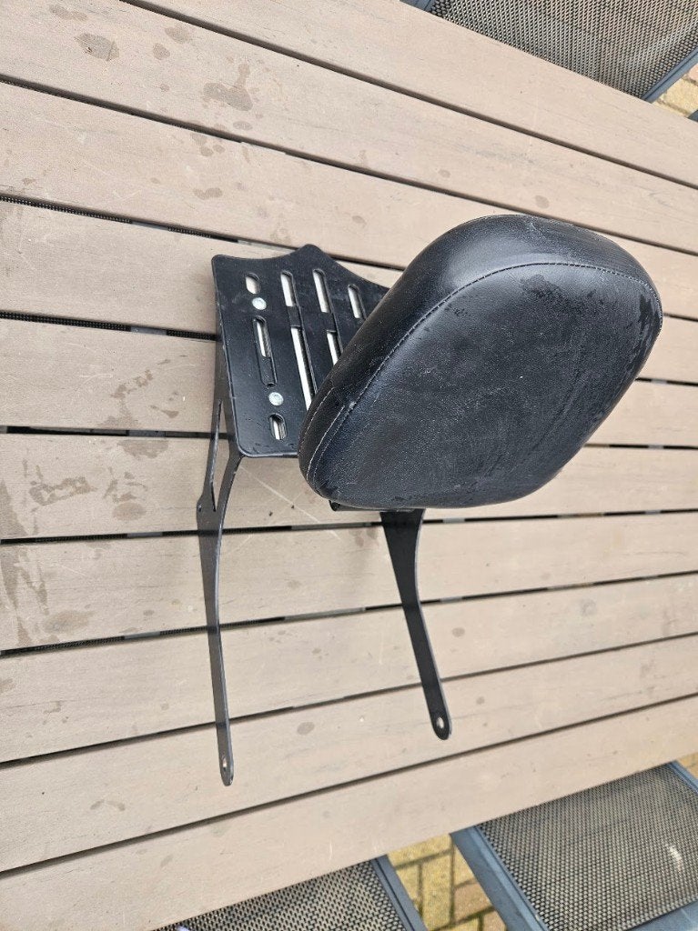 sissybar / ruggesteun met bagagerek voor HD Softail, Ophalen of Verzenden, Gebruikt