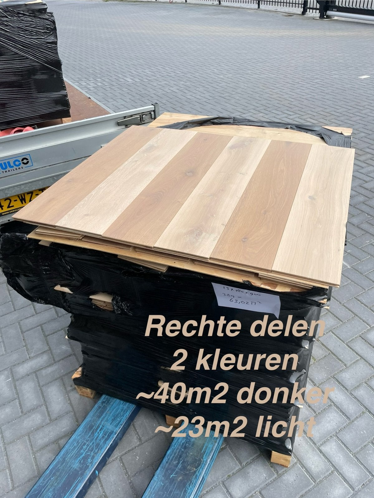 Eiken vloer, Ophalen of Verzenden, Nieuw, 50 tot 75 m², Parket