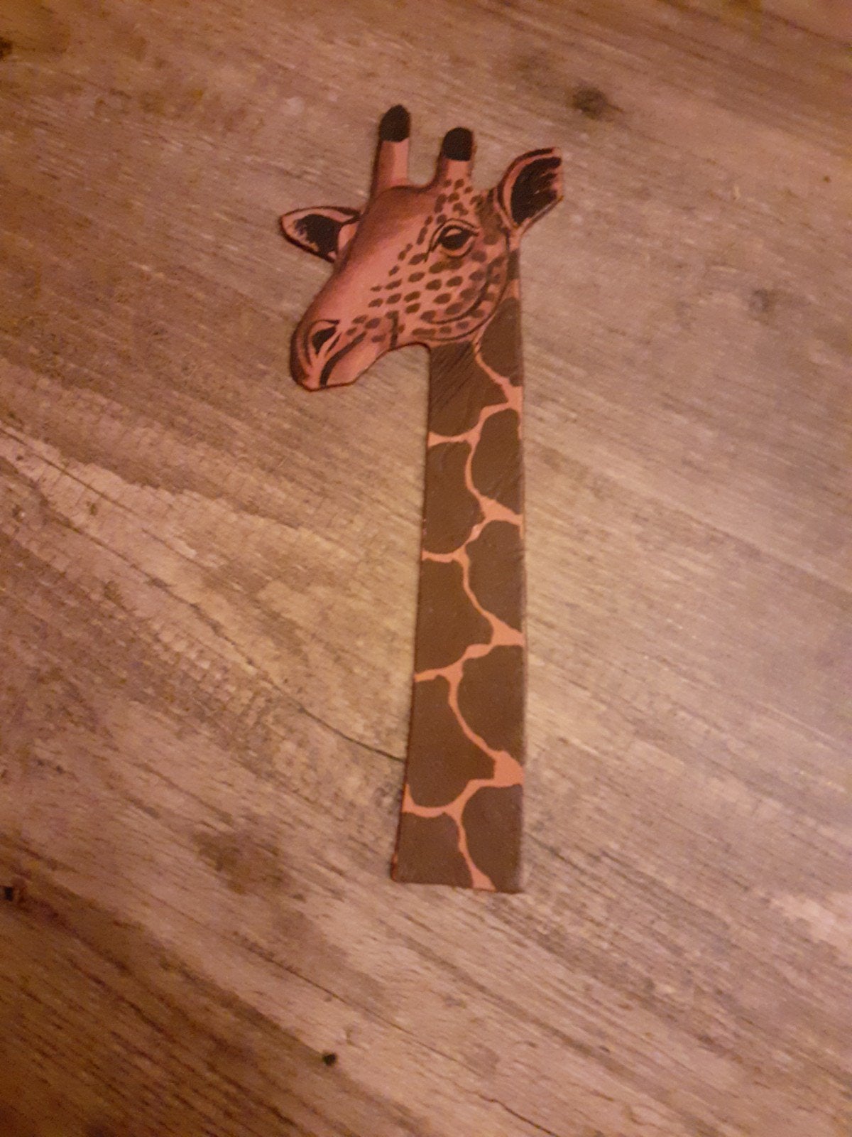 Leren Boekenlegger Giraffe Nieuw!, Ophalen of Verzenden, Nieuw, Overige onderwerpen
