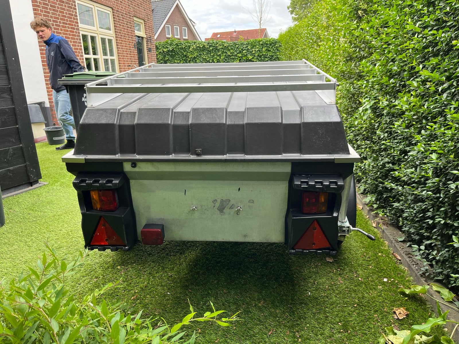 Saris Speedy Aanhanger met huif en imperiaal, Ophalen of Verzenden, Gebruikt