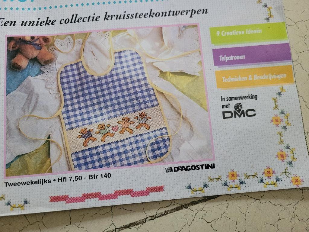 Borduurboekje DMC, Hobby en Vrije tijd, Belle Vieille Brocante, Ophalen of Verzenden, Zo goed als nieuw, Jolandamonsieurs@gmail.com