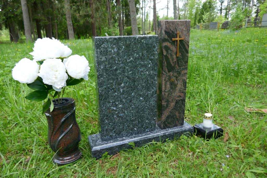 Grafsteen 54x64x7 cm, Tuin en Terras, Tuinbeelden, Ophalen of Verzenden, Nieuw, Steen