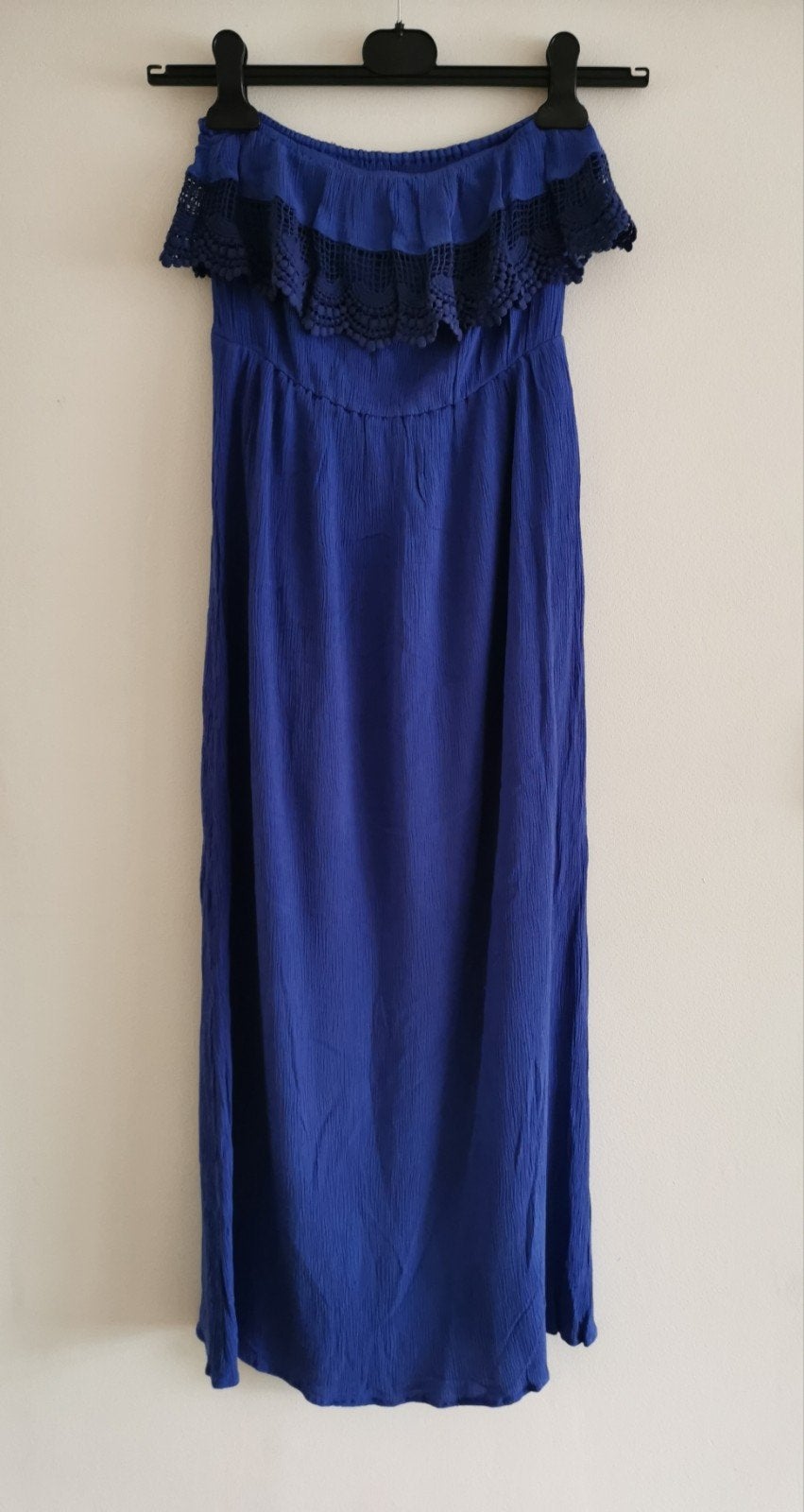 New Yorker strapless jurk met volant mt. 40, Kleding | Dames, Maat 38/40 (M), Nieuw, New Yorker, Onder de knie