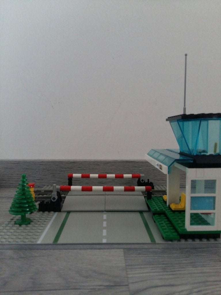 Lego Train 9V 4532 Manual Level Crossing, City, Lego, Ophalen of Verzenden, Zo goed als nieuw