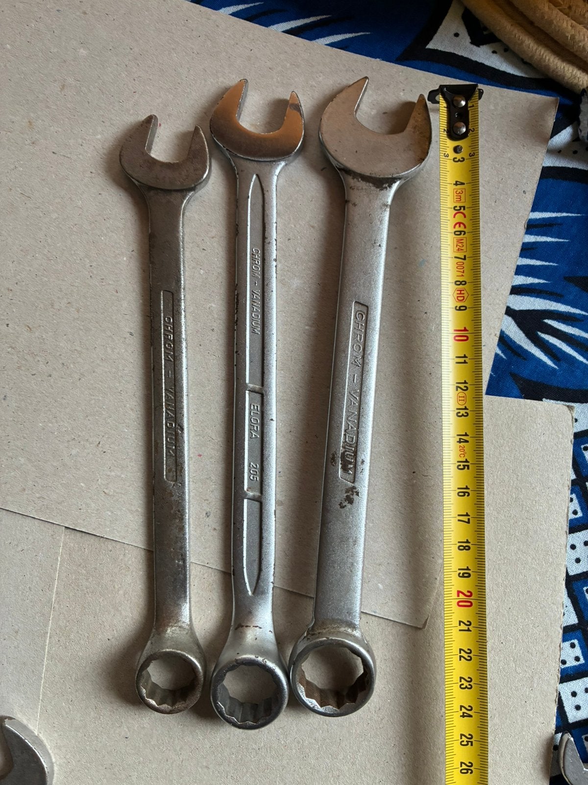 3 stuks Ring en steeksleutel elora kijk foto’s elora, Ophalen of Verzenden, Zo goed als nieuw