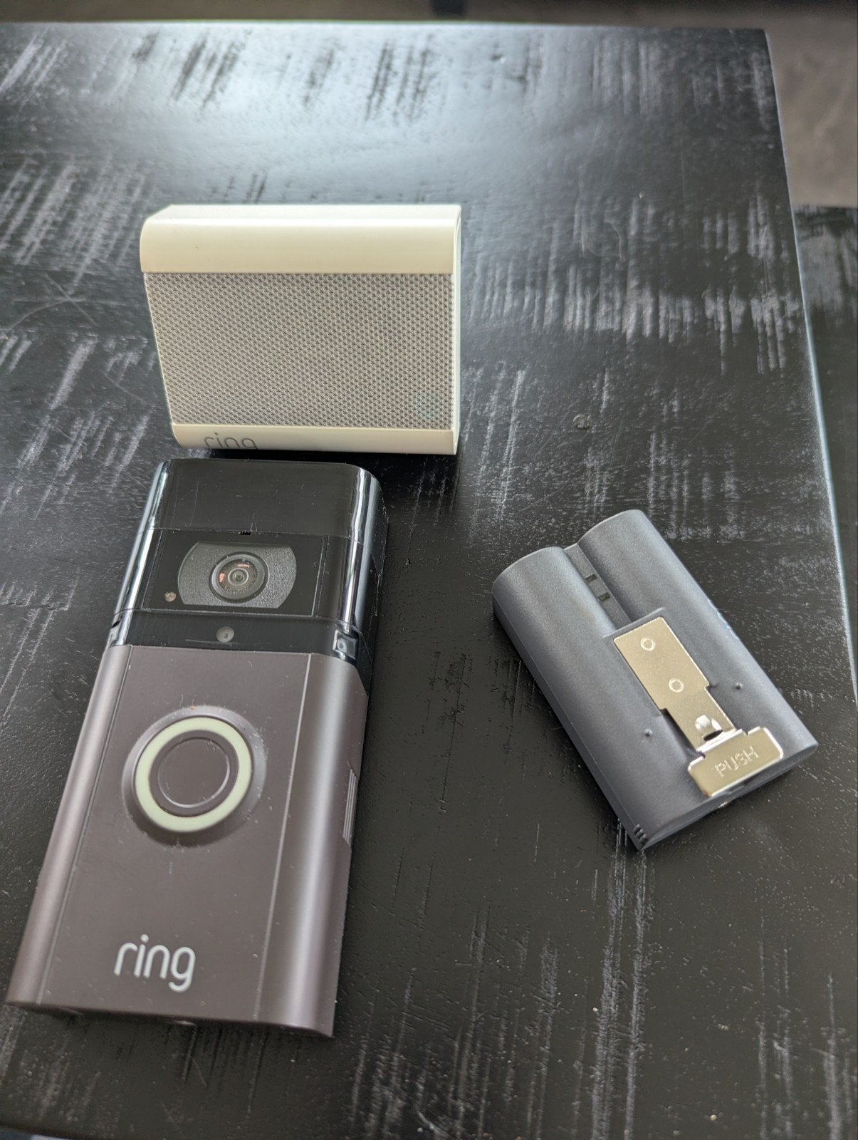 Ring deurbel 3 plus + chime, Ophalen, Bewegingsdetectiesensor, Gebruikt, Draadloos