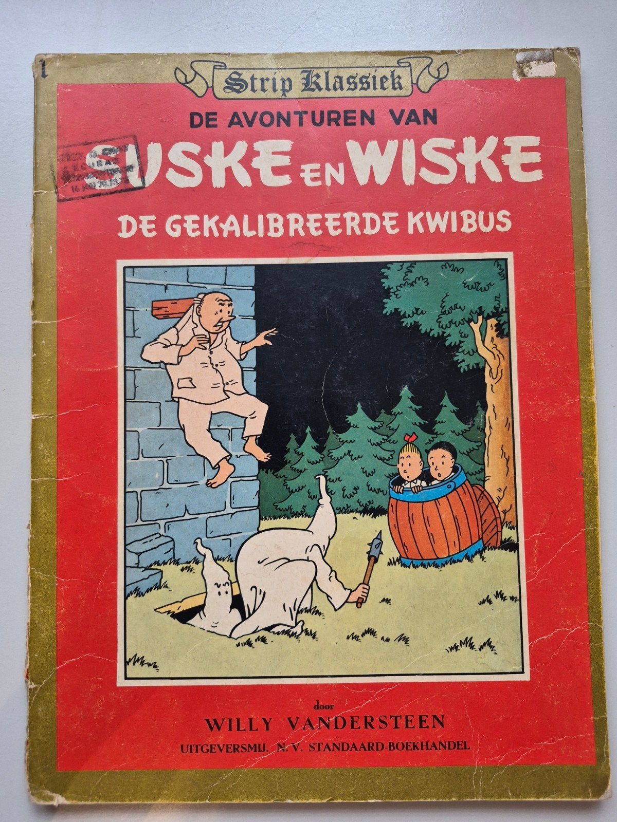 Suske en Wiske: De Gekalibreerde Kwibus - Strip Klassiek, Ophalen of Verzenden