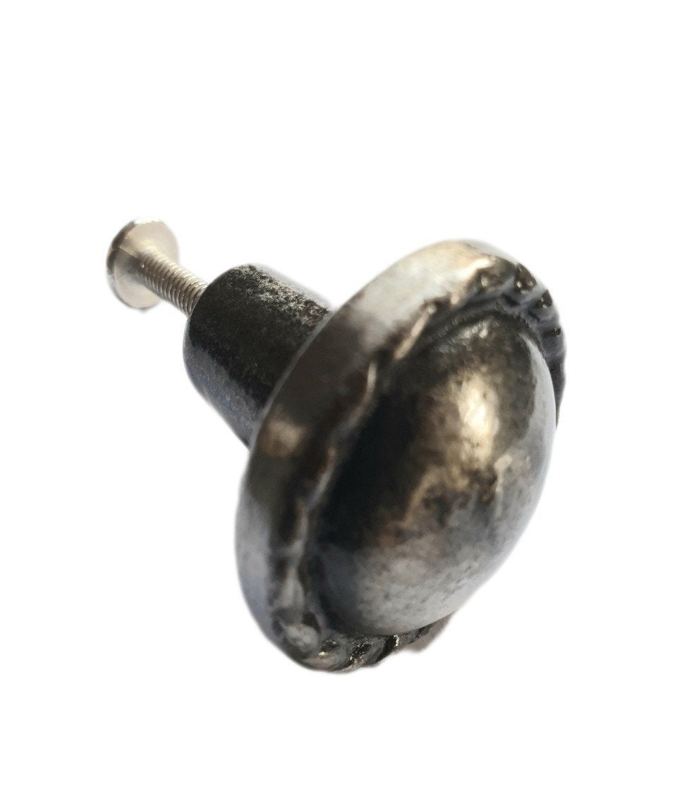 Nieuwe blank ijzeren knoppen 3 cm 32 mm diep laagste prijs, Ophalen of Verzenden, Nieuw