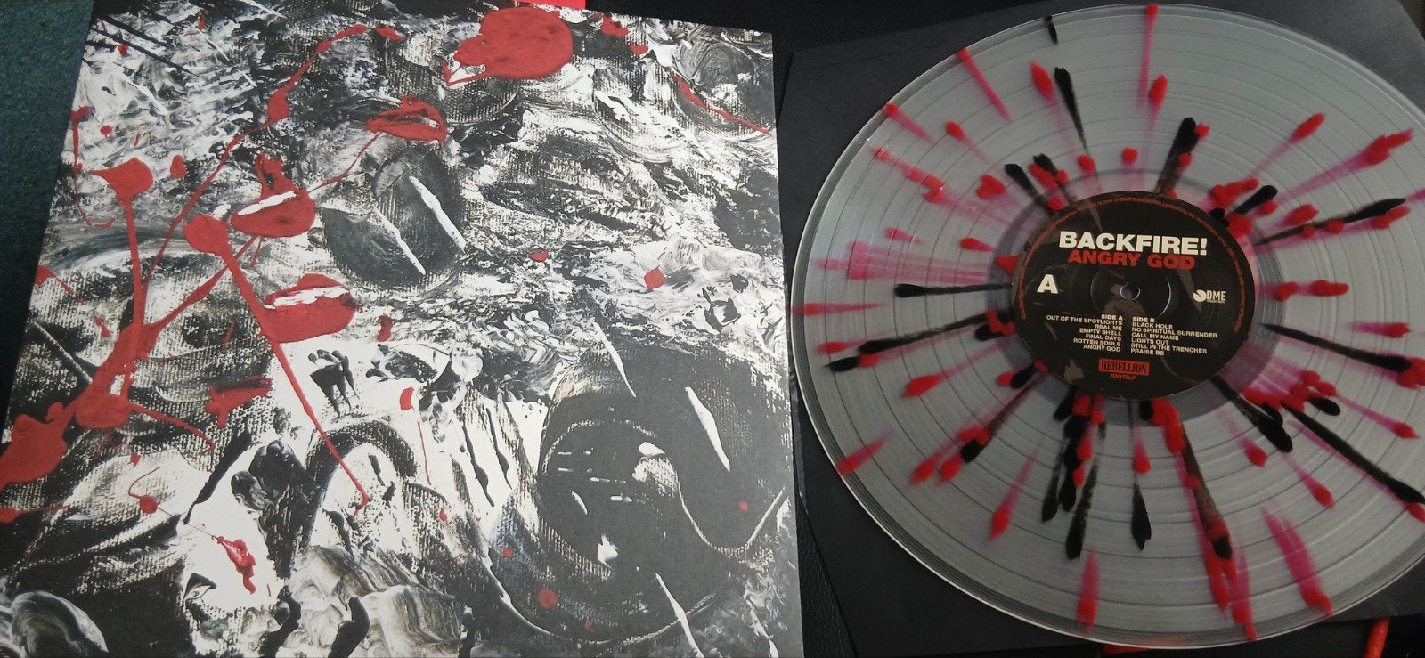 backfire  - angry god limited coloured vinyl, Ophalen of Verzenden, Nieuw in verpakking