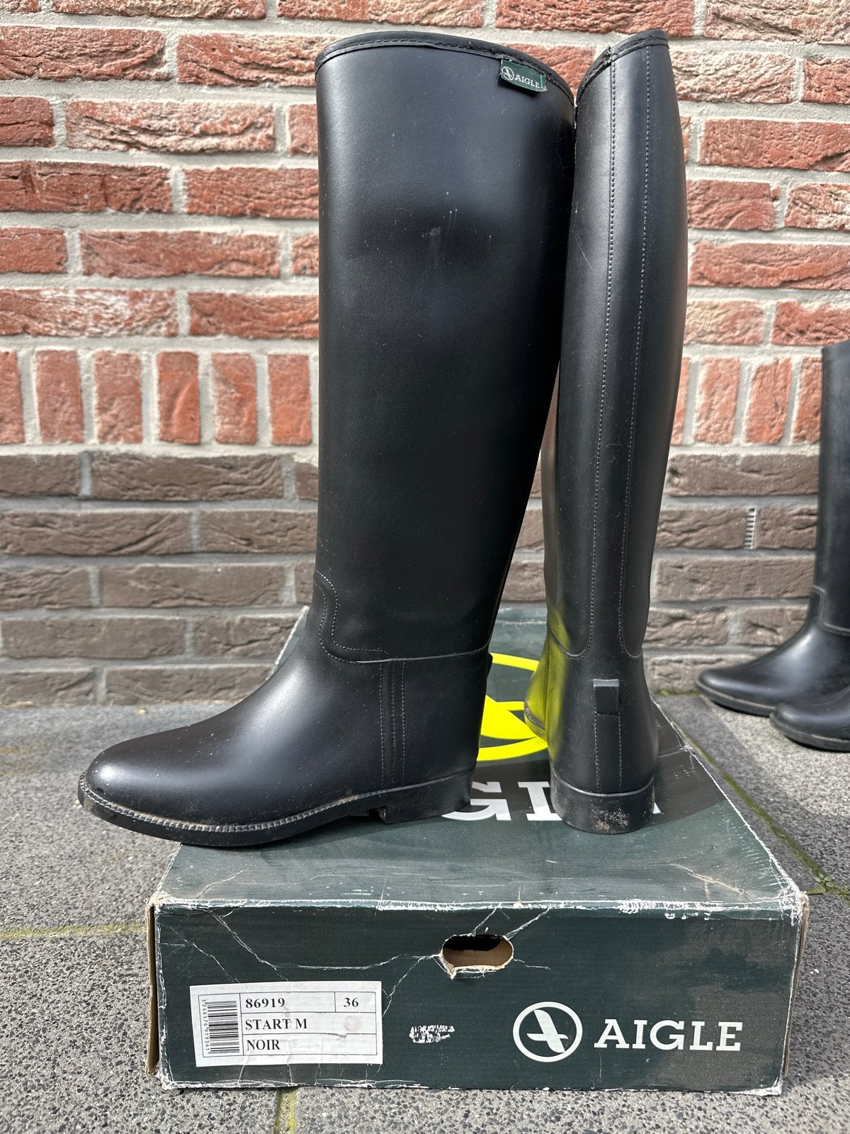 Laazen paardrijlaarzen aigle 36 kind, Dieren en Toebehoren, Ophalen of Verzenden, Schoeisel