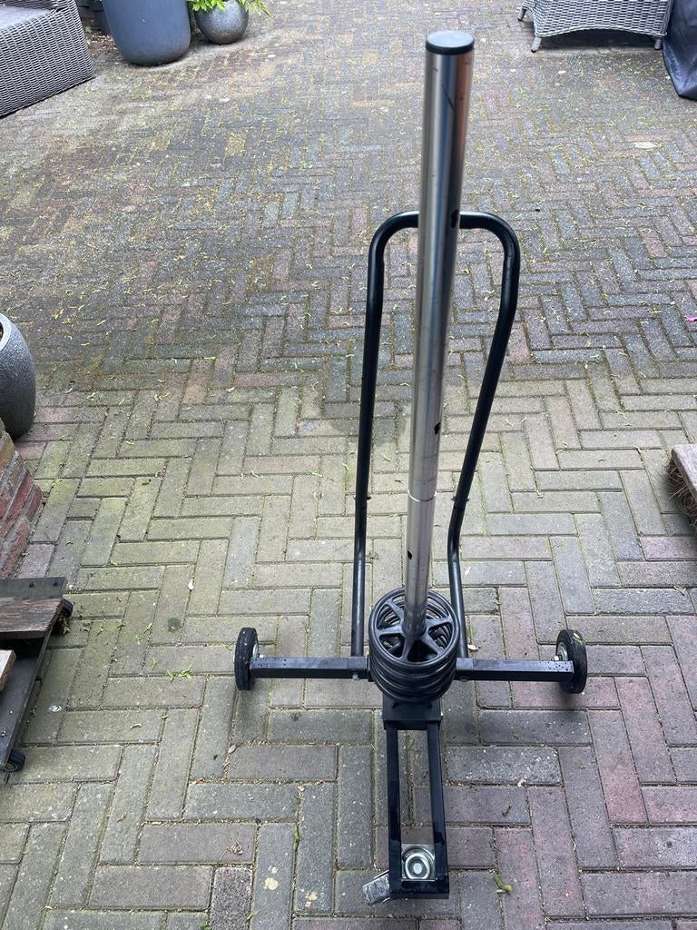 Verrijdbare velgenboom voor 4 wielen, Auto diversen, Velgenbomen, Ophalen, Zo goed als nieuw
