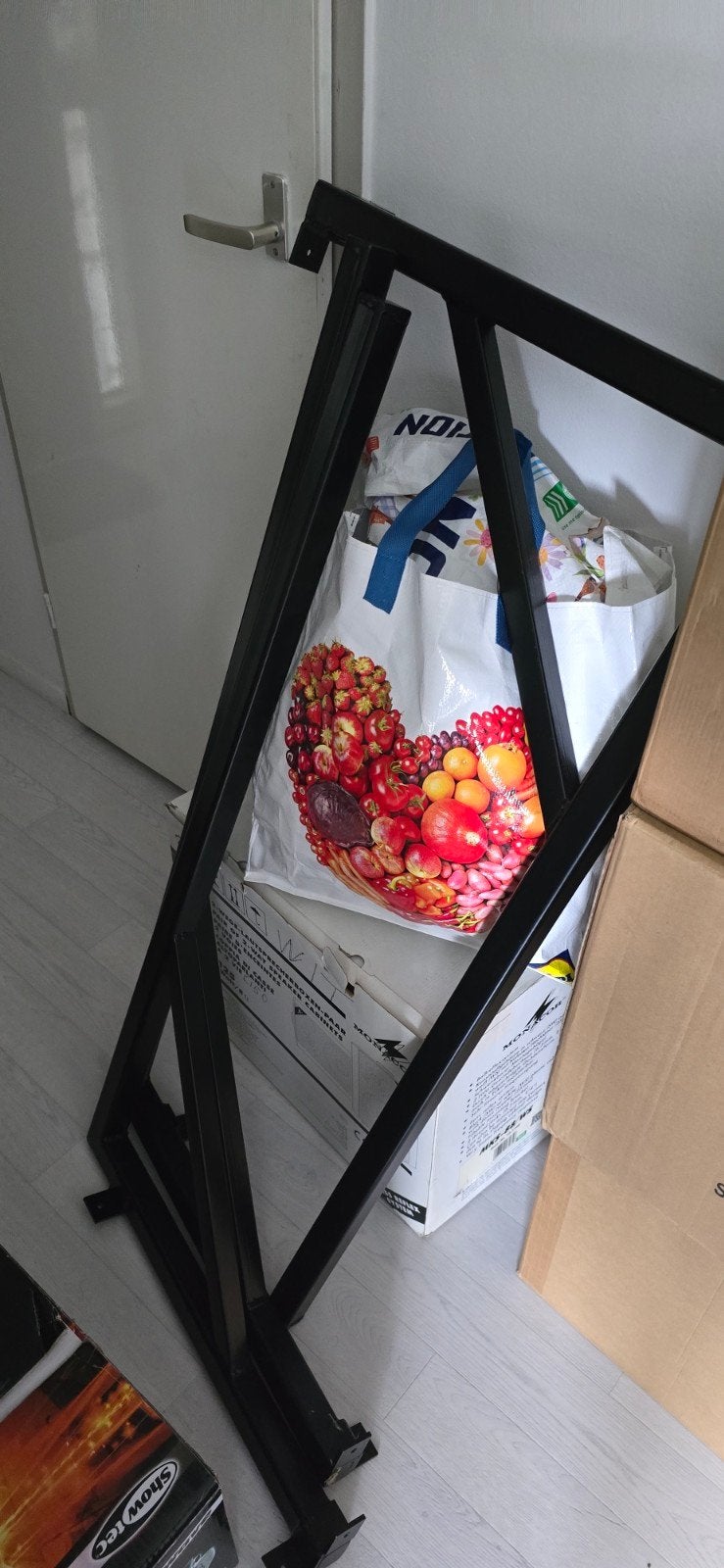 3 Nieuwe Bartafelpoot / Tafelpoten - Zwart Metaal, Tafelpoot, Minder dan 50 cm, 50 tot 100 cm, Rond