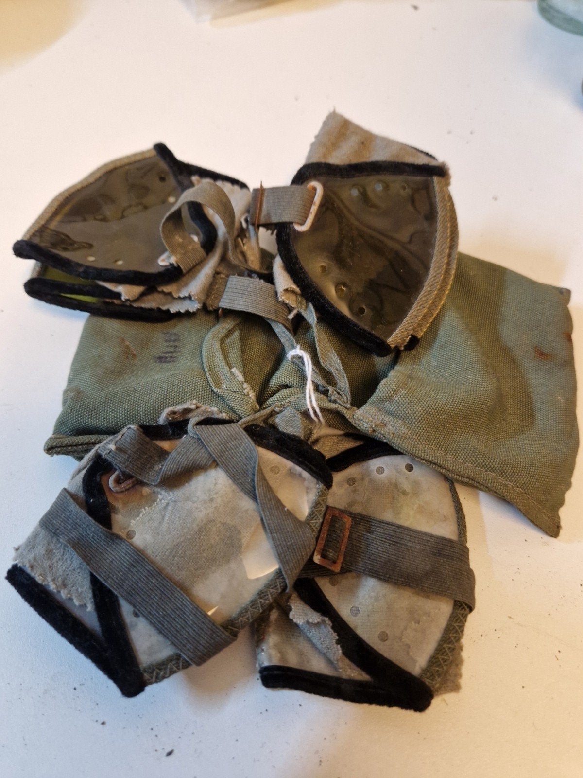 ww2 set van 2 duitse stofbrillen, Ophalen of Verzenden, Duitsland