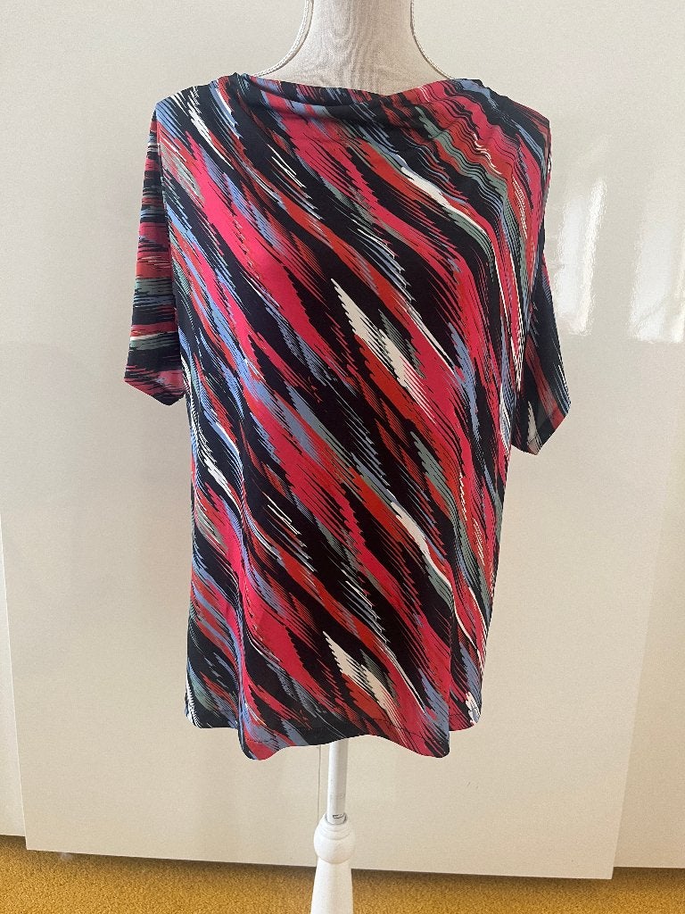 Mart Visser shirt top 40 rood zwart streepjes, Maat 38/40 (M), Mart Visser, Ophalen of Verzenden, Zo goed als nieuw