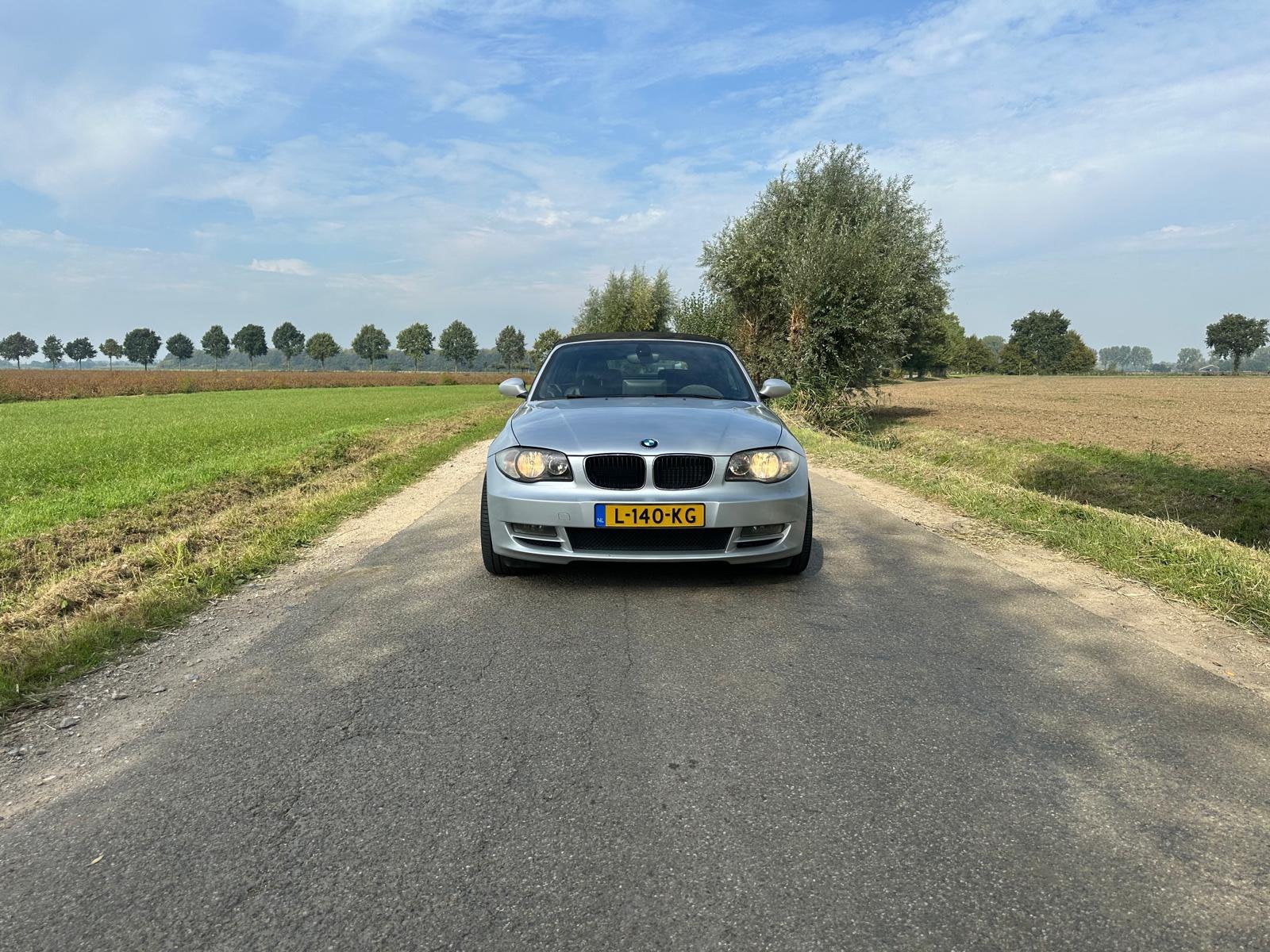 BMW 1-Serie 2.0 120I Cabrio 2008 Grijs, Auto's, 1-Serie, 1995 cc, 4 cilinders, Cabriolet