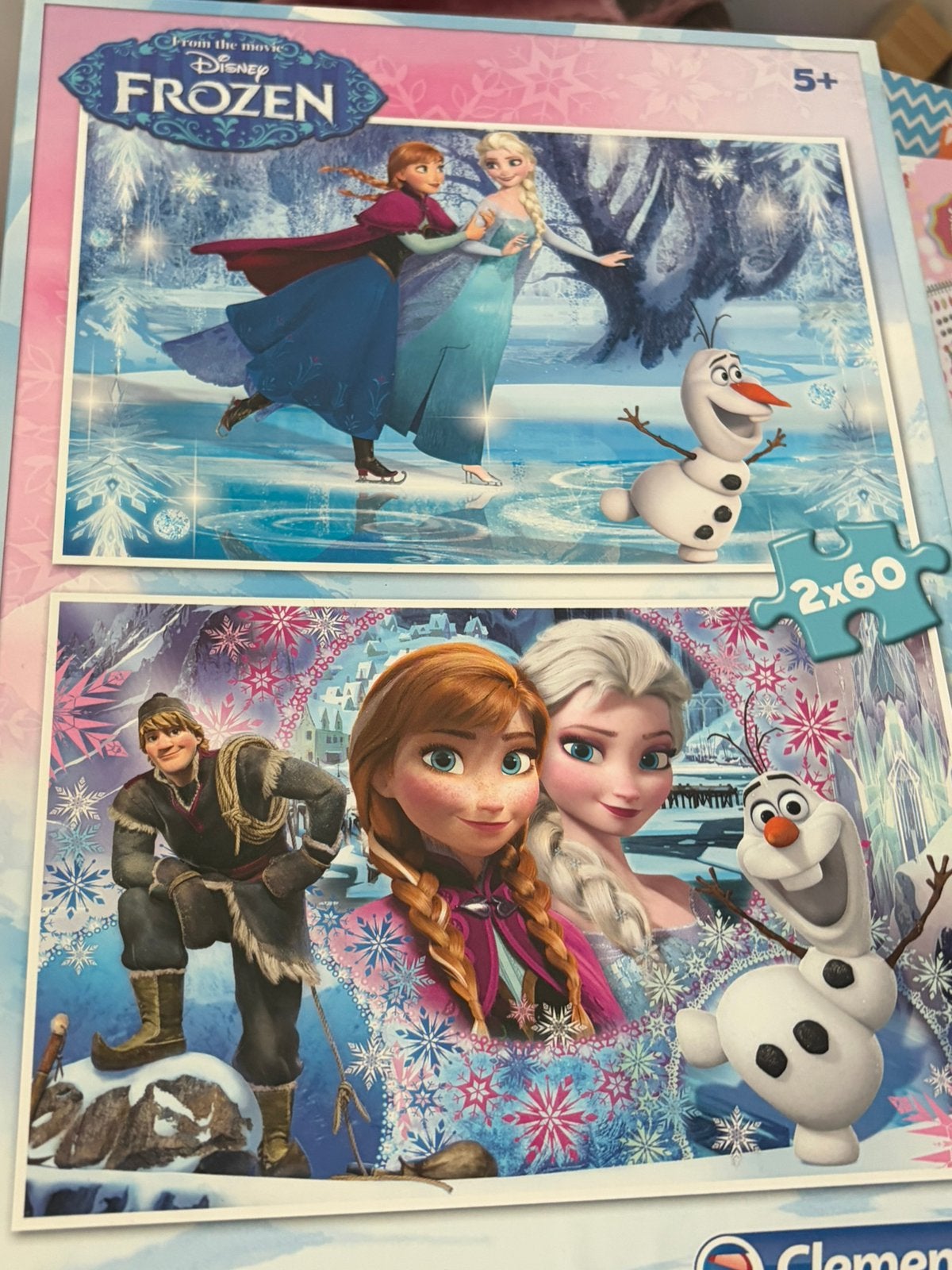 Frozen puzzels, Ophalen of Verzenden, 10 tot 50 stukjes, Zo goed als nieuw
