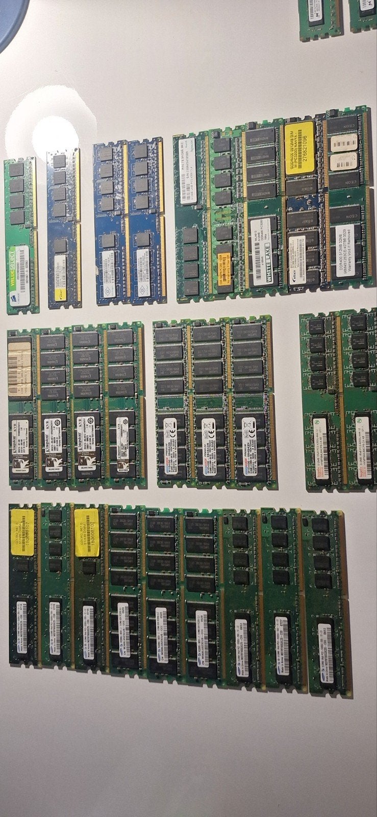 50x partij Ram geheugen ddr1ddr2ddr3, Computers en Software, RAM geheugen, Ophalen, DDR3, Desktop, 555,666,333,444