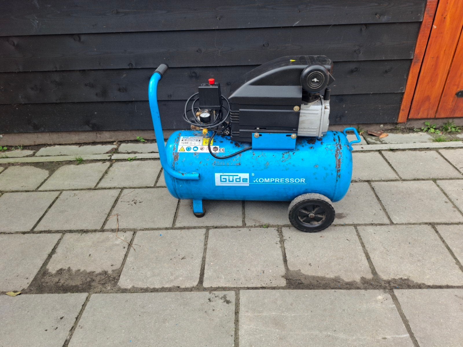 GÜDE COMPRESSOR 50 LITER, Ophalen, Gebruikt, 6 tot 10 bar, 25 tot 100 liter