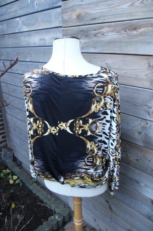 Tuniek zwart/ oker Troiska 1mt Vaste prijs, Troiska, Ophalen of Verzenden, Zo goed als nieuw, Zwart