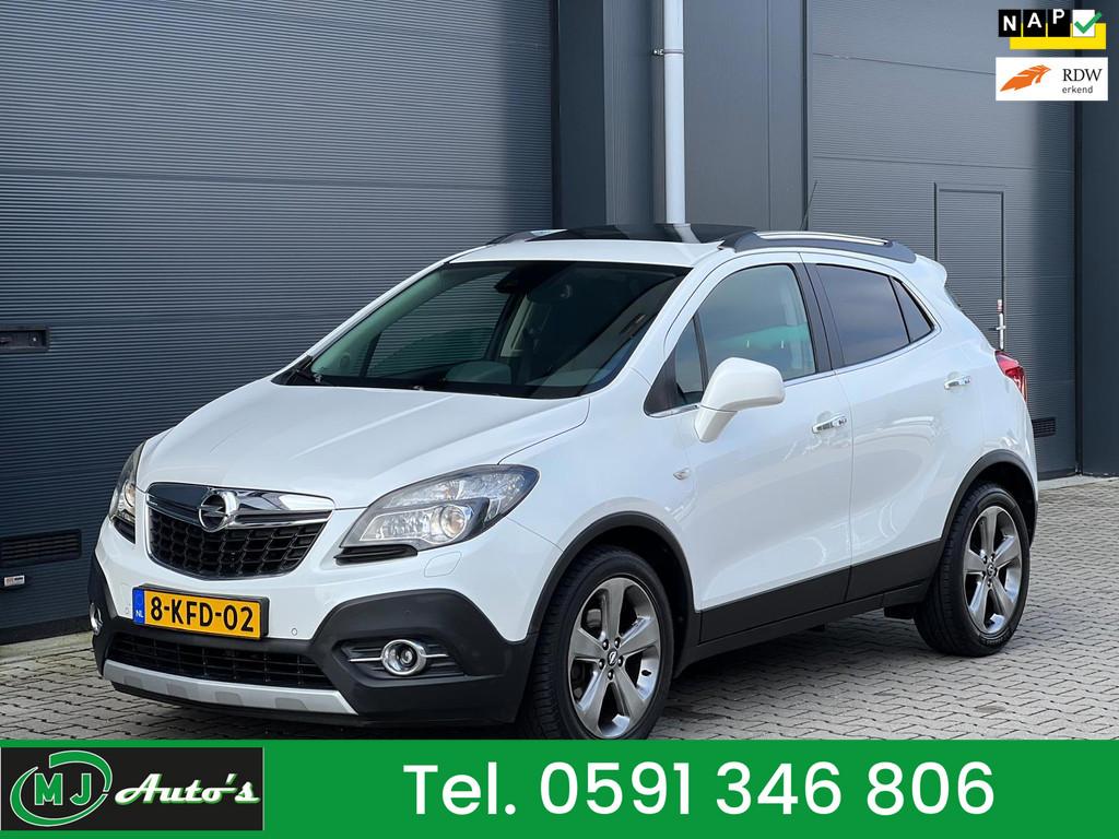 Opel Mokka 1.6 Cosmo|Schuifdak|Leder|Full Options, Voorwielaandrijving, Euro 5, 15 km/l, Zwart