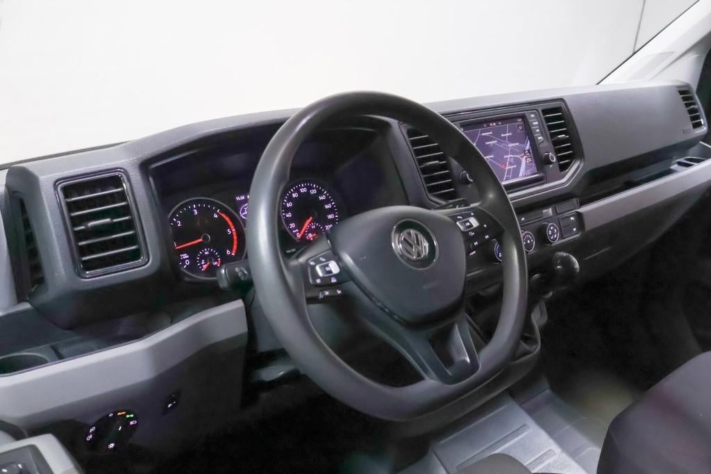 Volkswagen Crafter 35 2.0 TDI L3H2 Highline DUBBELE SCHUIFDE, Auto's, Bestelauto's, Gebruikt, Euro 6, Volkswagen, Bedrijf
