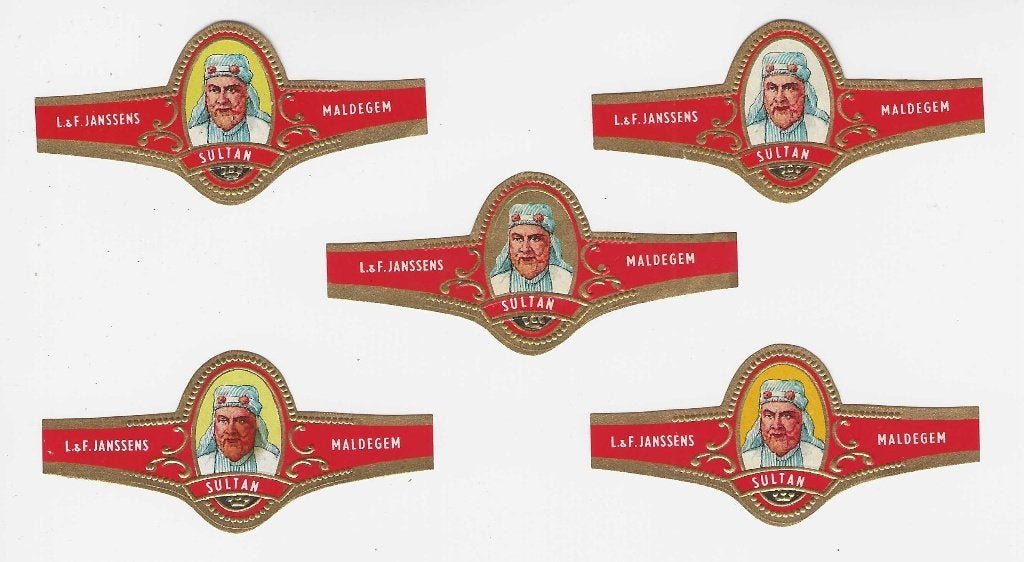 klassiek blad 159  sultan   sigarenbanden, Ophalen of Verzenden, Zo goed als nieuw, Sigarenbandjes