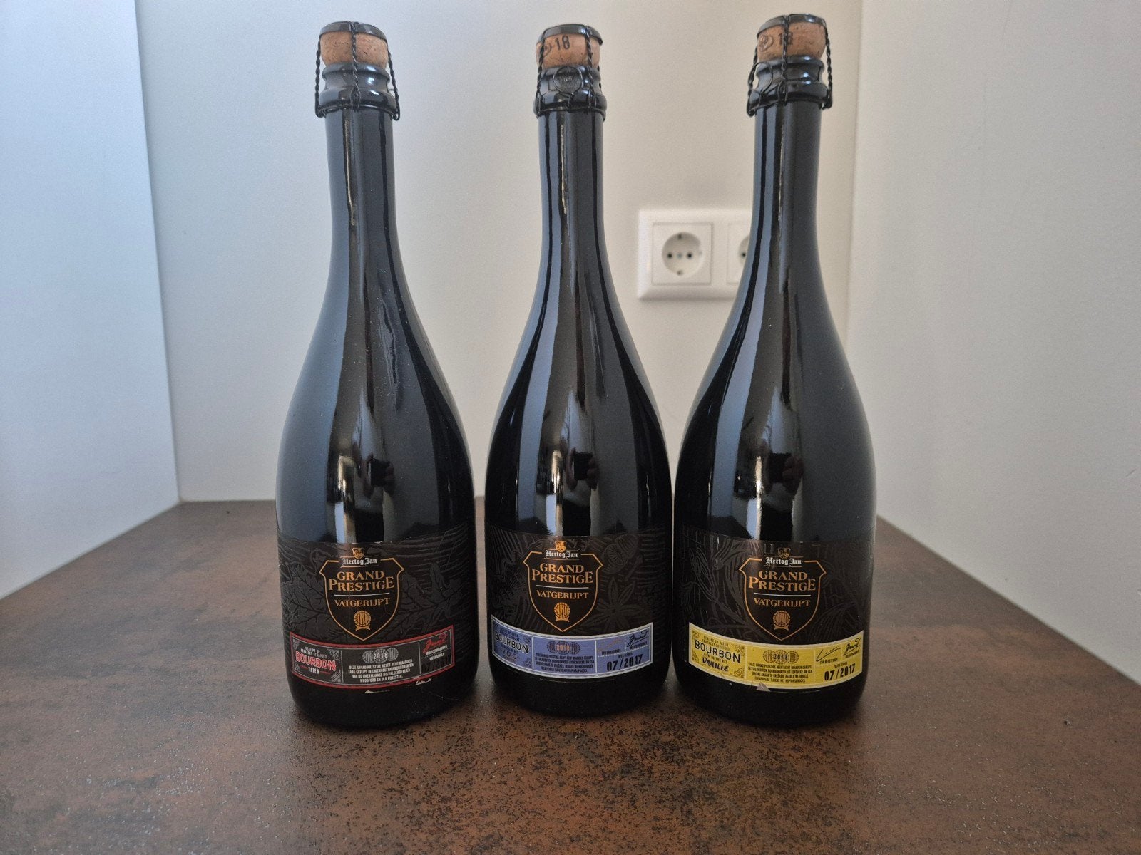 ​Aangeboden: 3x Hertog Jan Grand Prestige Vatgerijpt 2018, Ophalen, Nieuw, Frankrijk, Overige typen