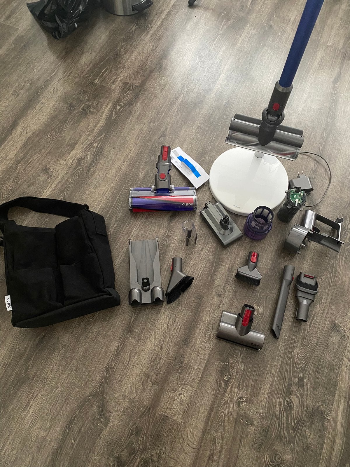 Dyson accessoires, zgan en nieuw in tas