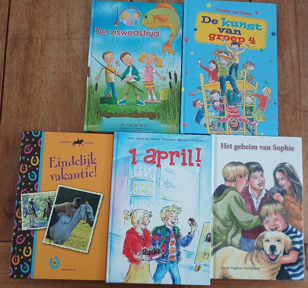 Gezellig boekenpakket kinderboeken (7-9 jaar)-5 boeken, Ophalen of Verzenden, Zo goed als nieuw, Fictie algemeen