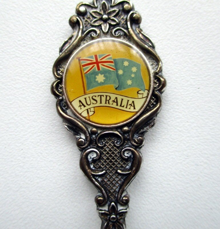 Australië Victoria Vintage Verzilverd lepeltje uit 1967, Verzenden