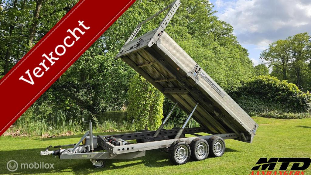 Brian James Elektrische kipper dub. cilinders & oprijplaten, Auto diversen, Aanhangers en Bagagewagens, Gebruikt