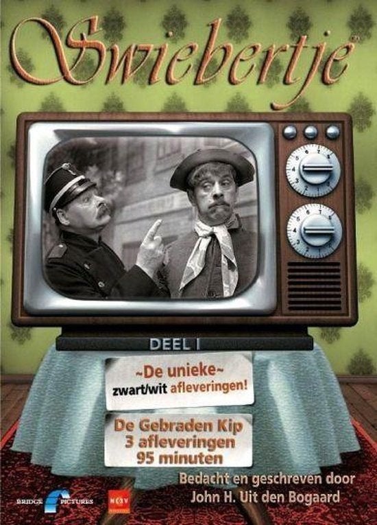Swiebertje, 3x zwart-wit dvd, o.a. Die Bromsnor toch, Alle leeftijden, Zo goed als nieuw, Komedie, Ophalen of Verzenden