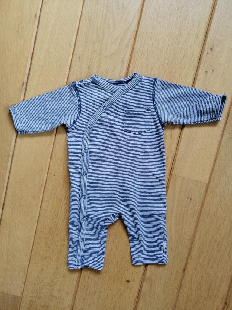 BESS boxpakje blauw wit streep maat 50, Jongetje of Meisje, Ophalen of Verzenden, Zo goed als nieuw, Pakje