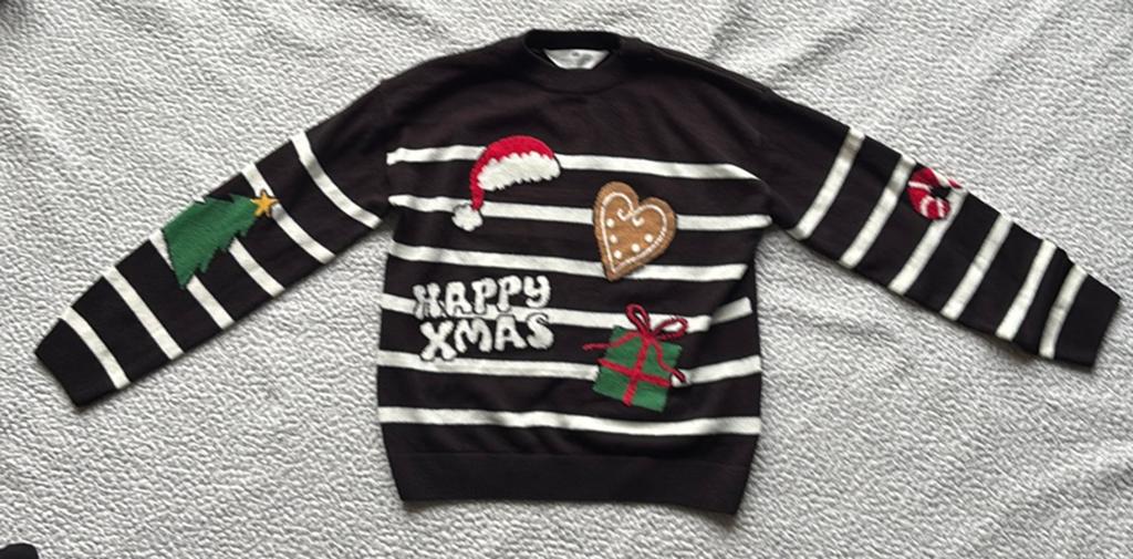 H&M kersttrui 146-152, Kinderen en Baby's, Ophalen of Verzenden, Zo goed als nieuw, Meisje, Trui of Vest