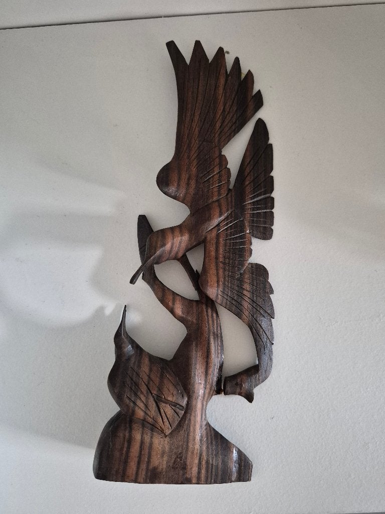 Houten beeld, Ophalen, Houtsnijwerk, 20 - 50 cm, Hout