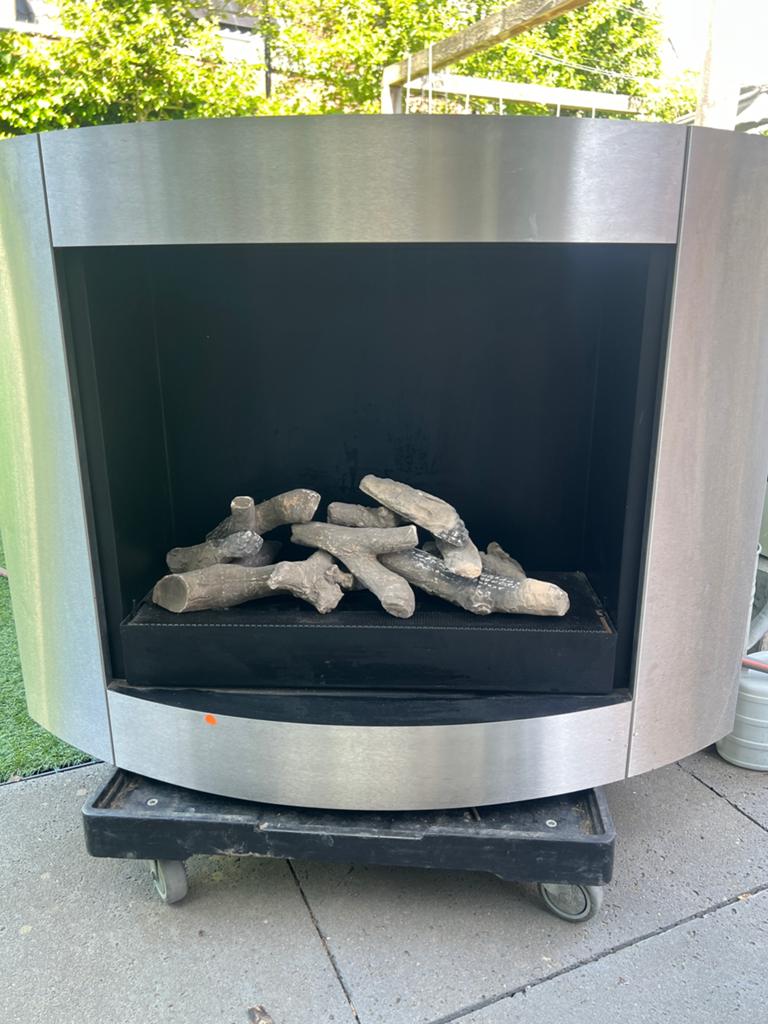Bio ethanol haard  ruby fire, Ophalen of Verzenden, Gebruikt, Vrijstaande haard, Overige soorten