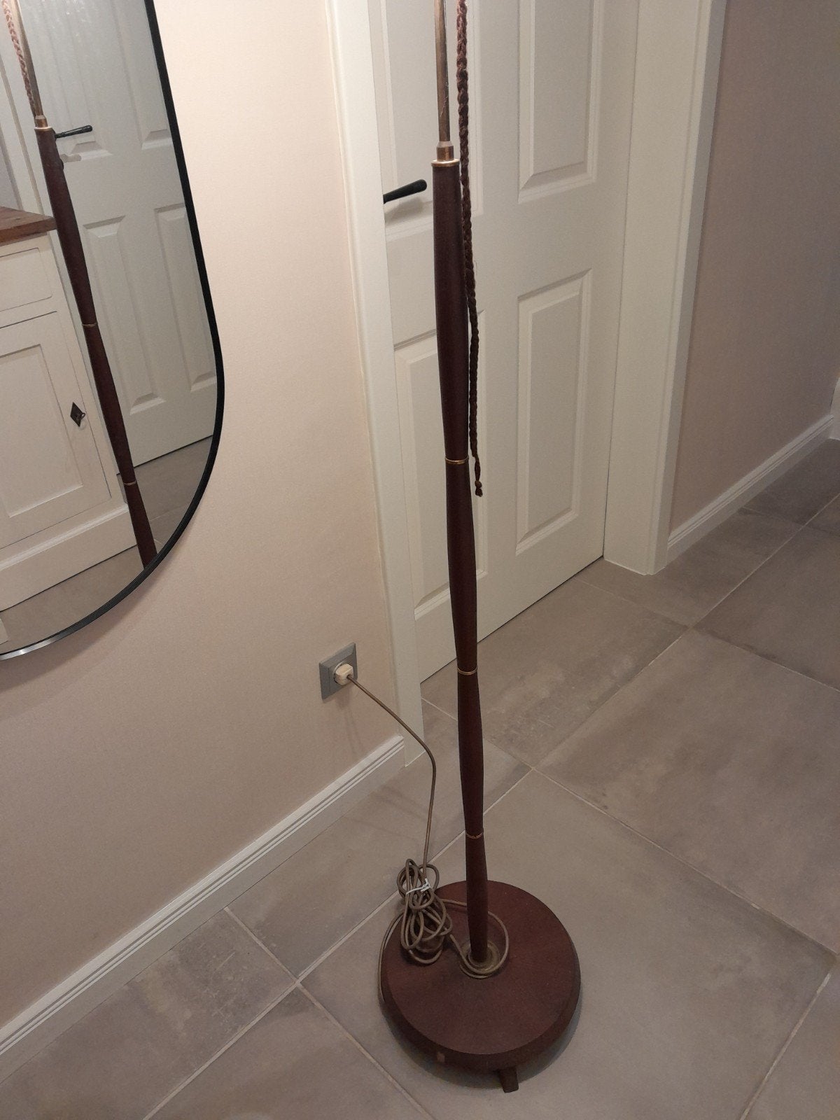 Lamp, lampenvoet, Vintage, retro, Huis en Inrichting, Ophalen, Minder dan 100 cm