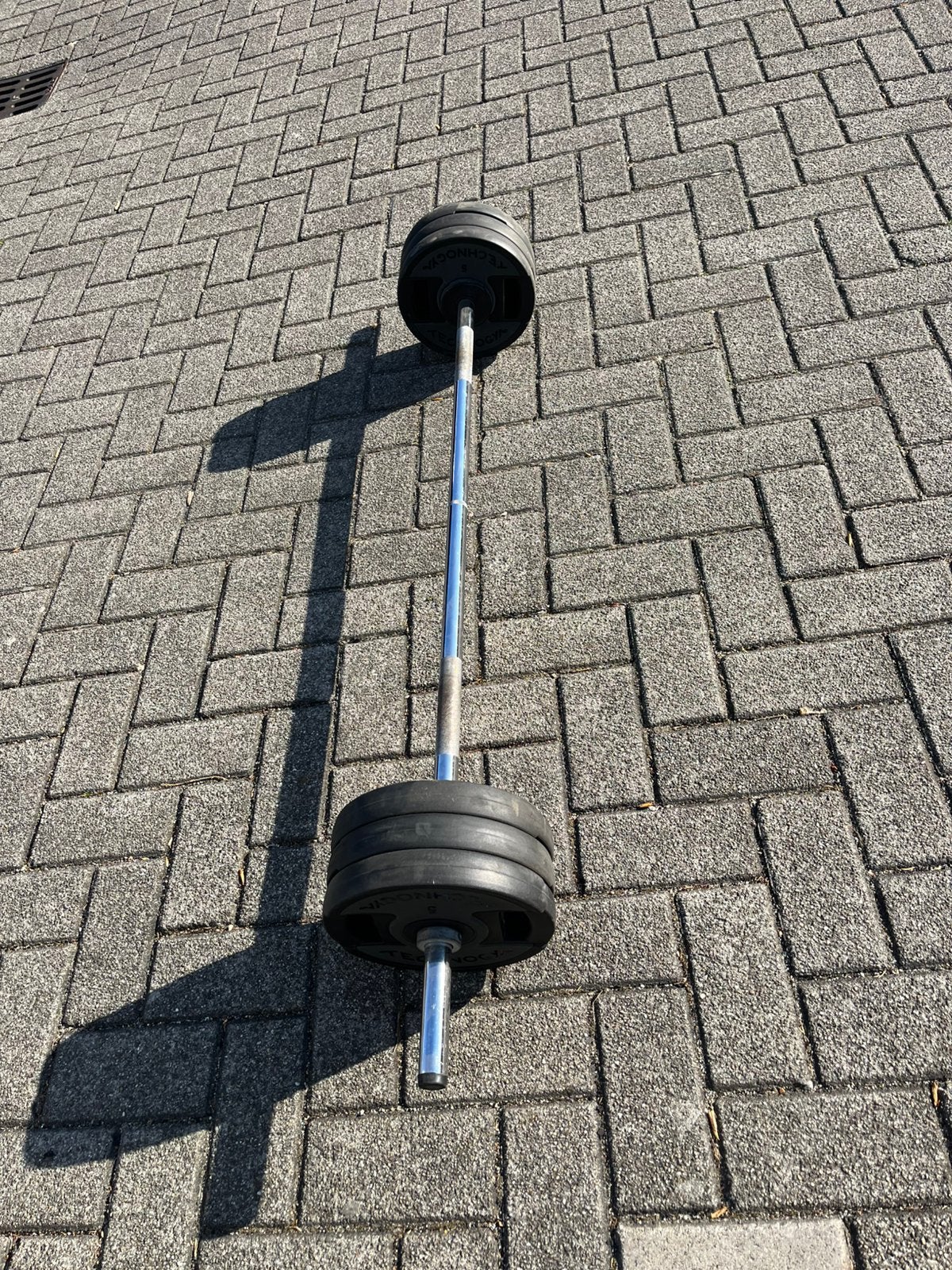 Technogym vaste halter stang 37,5 kg, Ophalen, Vaste halter  stang, 37,5 kg, Halterstangen