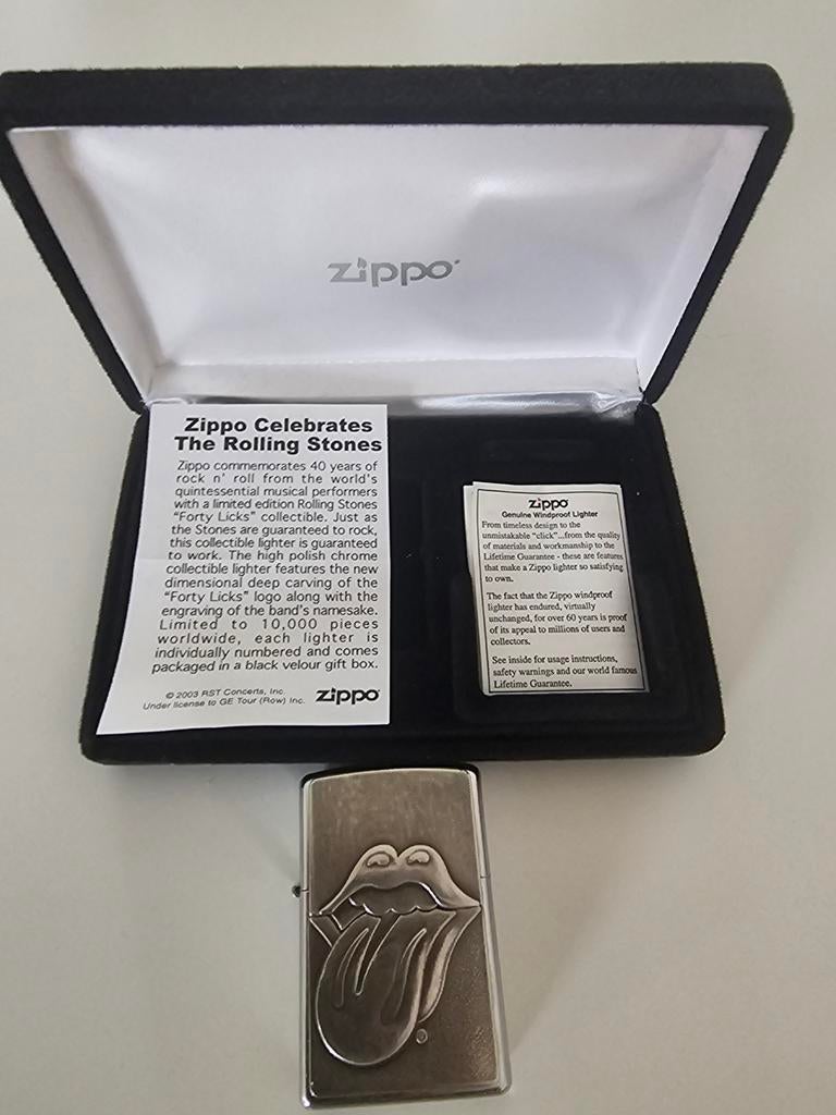 Zippo The Rolling Stones aansteker, Ophalen of Verzenden