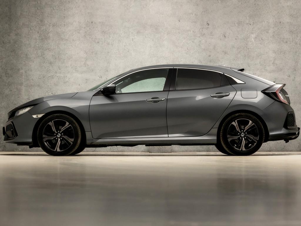 Honda Civic 1.0 i-VTEC Sport Automaat (NAVIGATIE, CAMERA, ZW, Auto's, 12 maanden, Stof, Gebruikt, Bedrijf