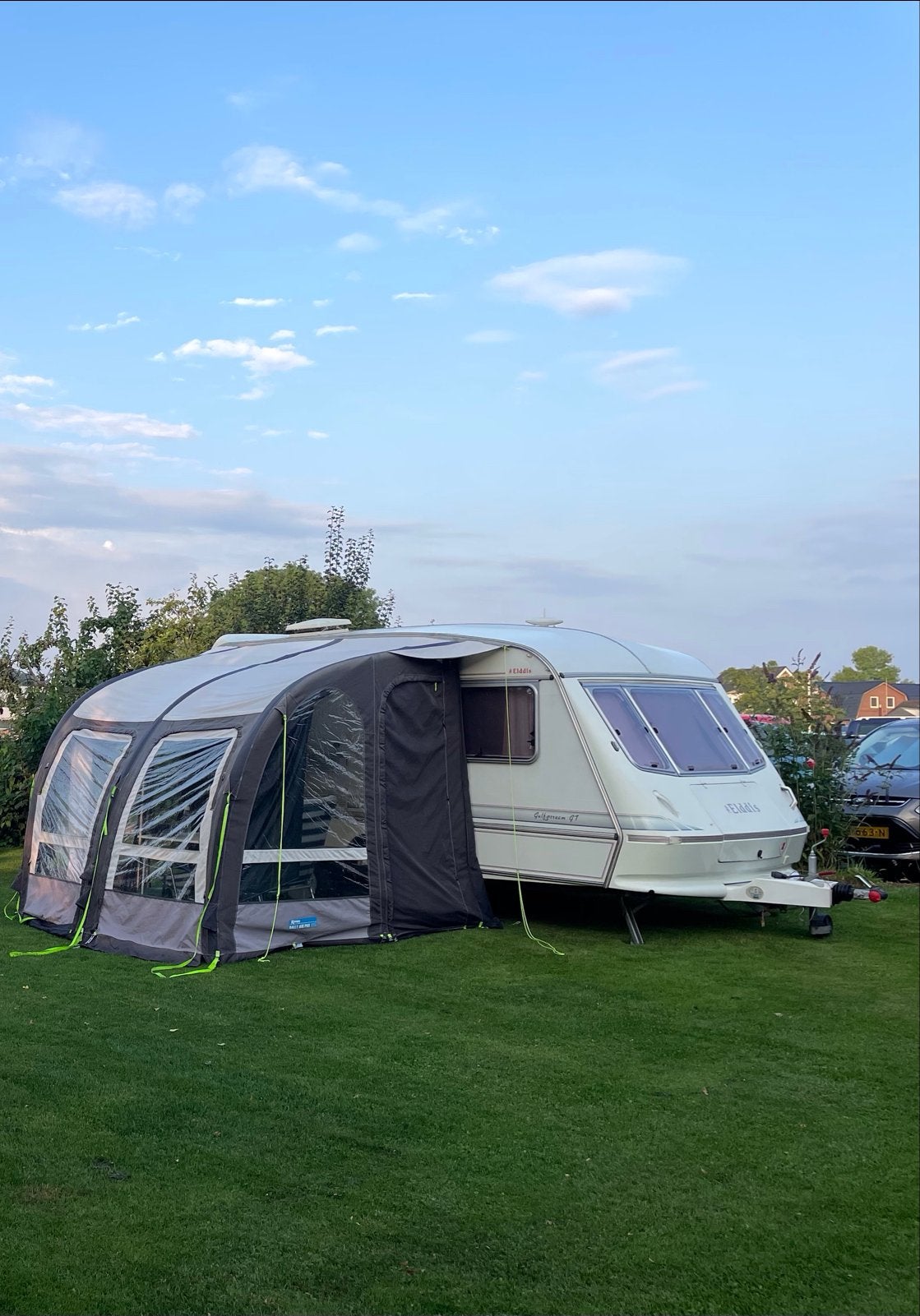 Kampa Rally Air Pro opblaasbare voortent, Caravans en Kamperen, Ophalen, Gebruikt, Polyester, Kampa Dometic