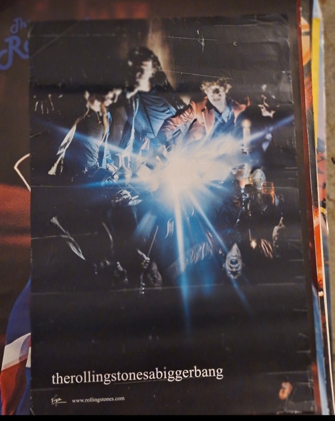 The Rolling Stones A Bigger Bang poster 60x90 cm, Ophalen of Verzenden, A1 t/m A3, Muziek, Rechthoekig Staand