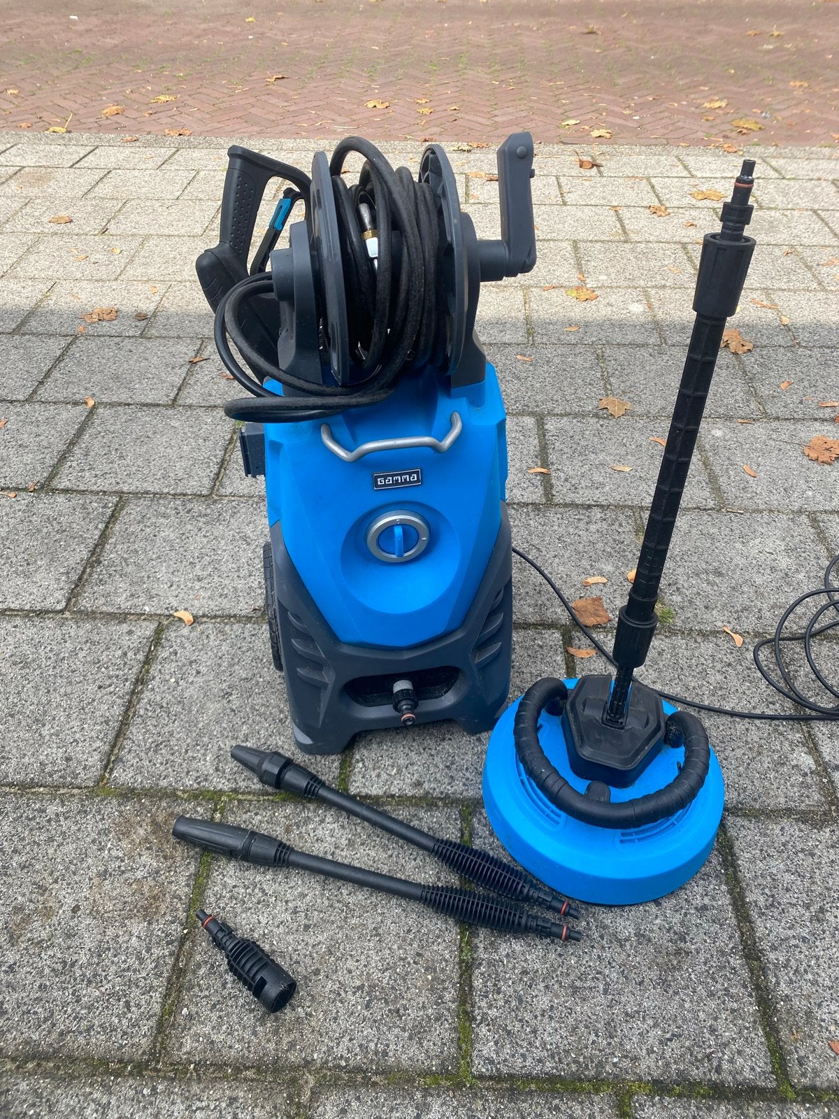 Foto 2 van Gamma Hogedrukreiniger HDR2-150-S met terrasreiniger