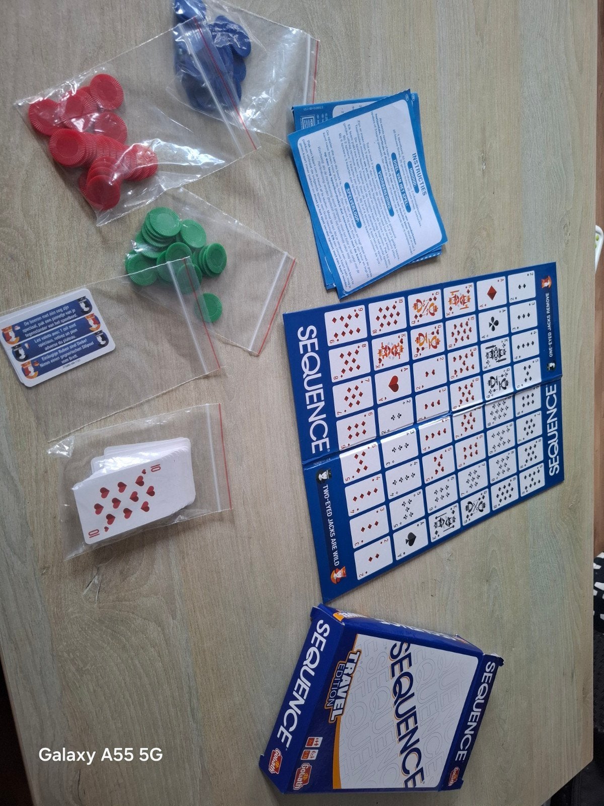 Sequence Travel Edition - Compact Bordspel, Vlizoord 40, 8091 RR Hattem, The Netherlands, Goliath, Ophalen of Verzenden, Zo goed als nieuw